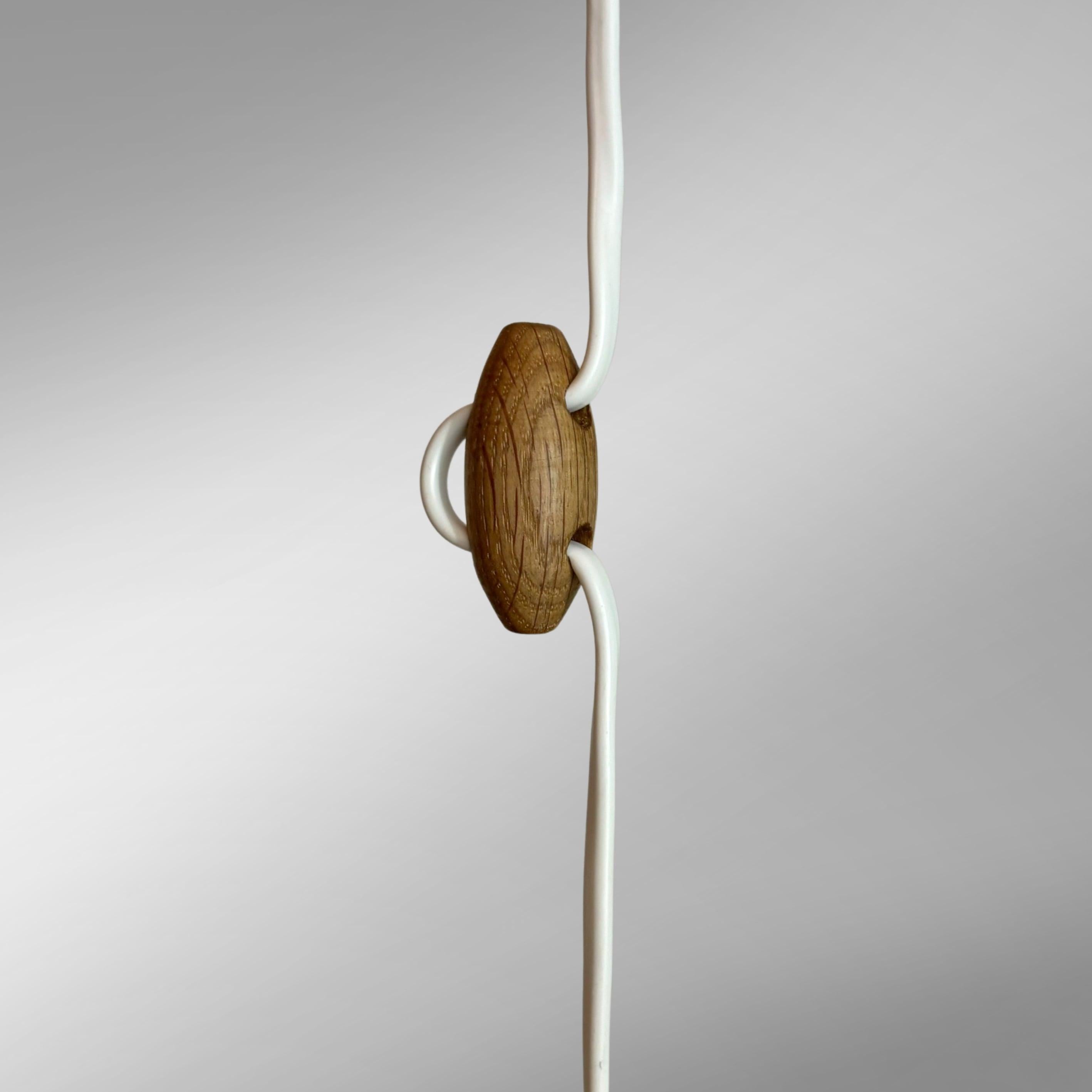 Modernist Rotoflex pendant lamp TR-67, Alf Svensson, Bergboms, Sweden, 1960s For Sale 1