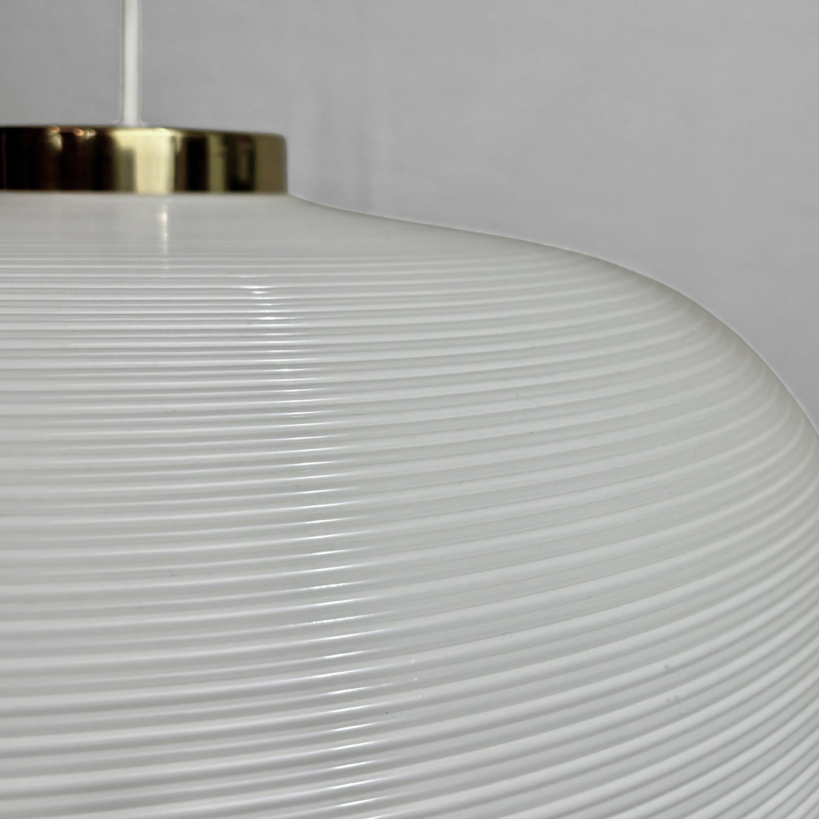 Modernist Rotoflex pendant lamp TR-67, Alf Svensson, Bergboms, Sweden, 1960s For Sale 2