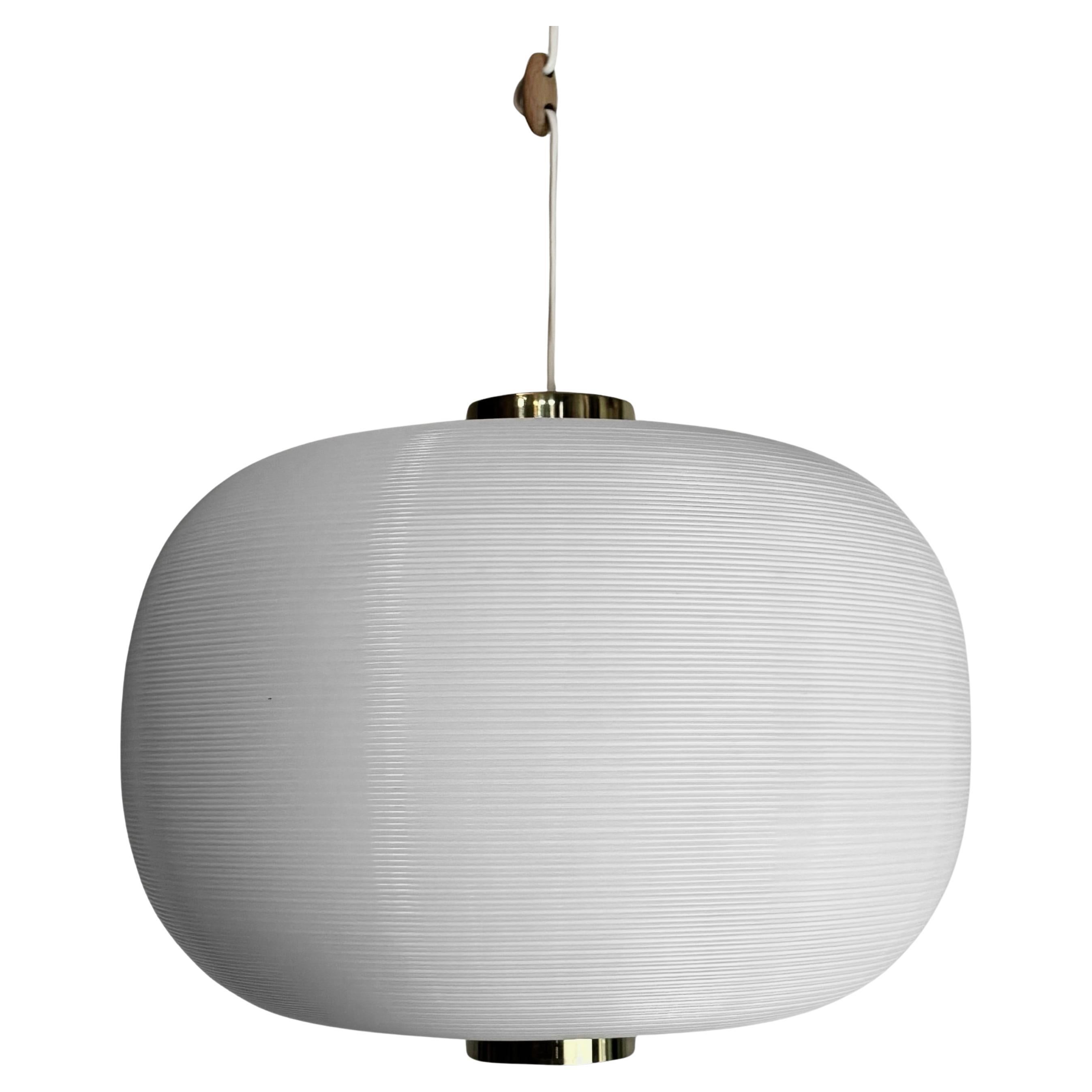 Modernist Rotoflex pendant lamp TR-67, Alf Svensson, Bergboms, Sweden, 1960s