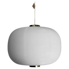 Modernist Rotoflex pendant lamp TR-67, Alf Svensson, Bergboms, Sweden, 1960s