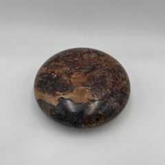 Modernist Round Marble Trinket Box, 1970's