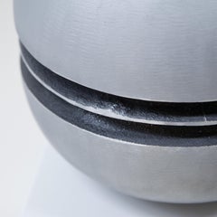 Modernist Round Vase by Artist Lorenzo Burchiellaro