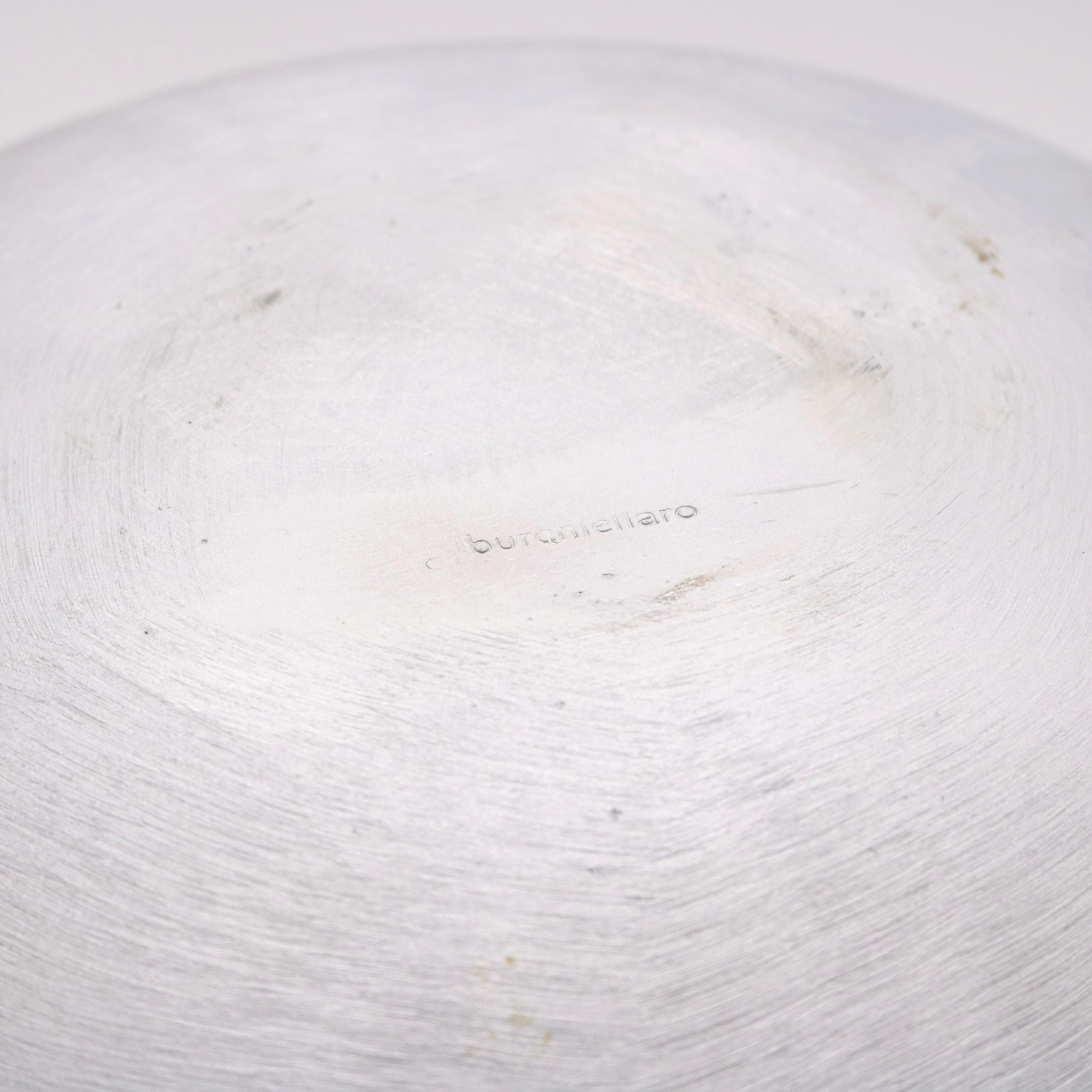Modernist Round Vase by Artist Lorenzo Burchiellaro For Sale 1