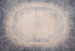 Desso Studio High Pile Rug – Blue & Grey Modernist Design, Netherlands, 1960s