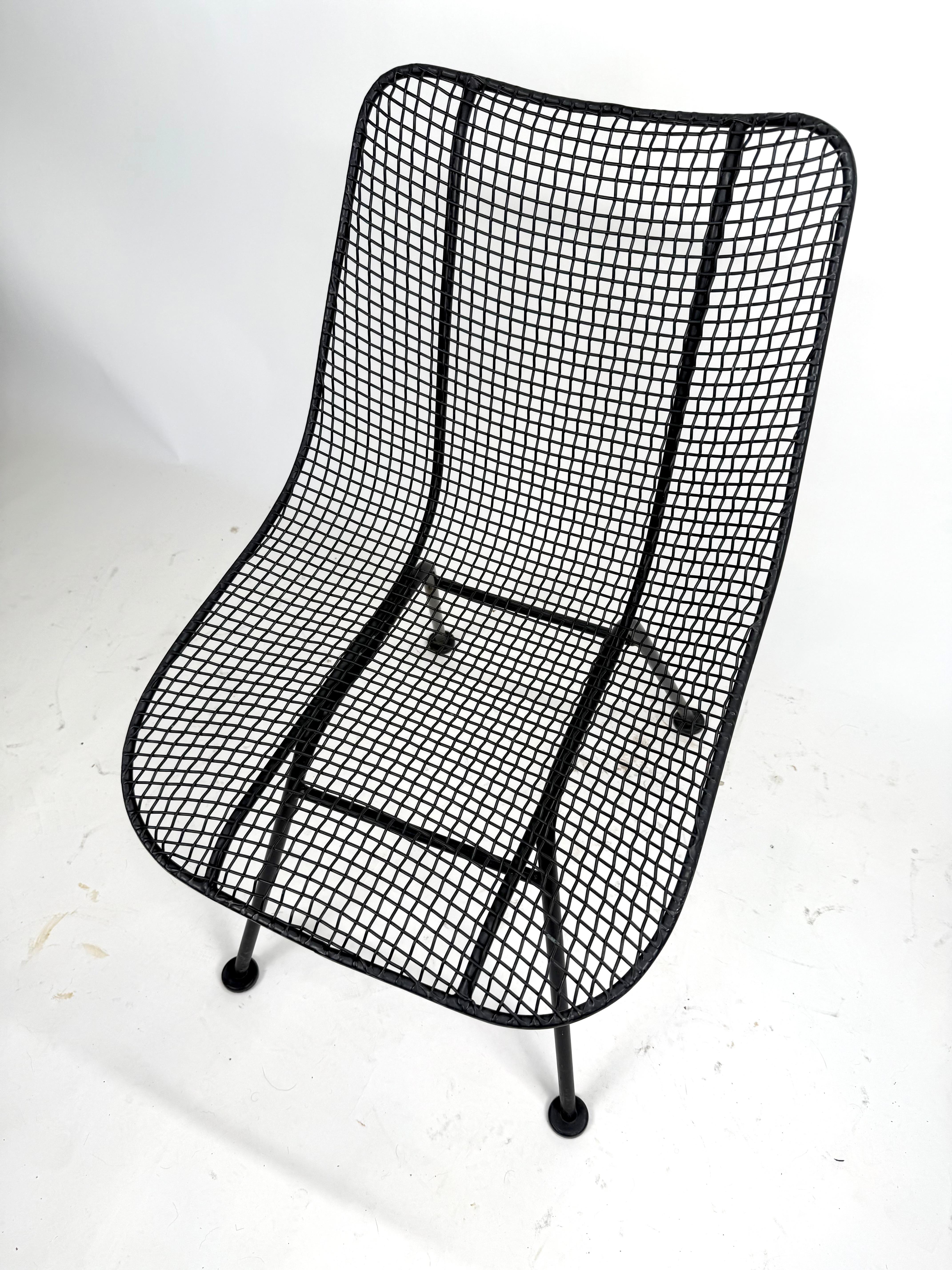 Modernist Russell Woodard Patio Set, 6 chairs with table For Sale 2