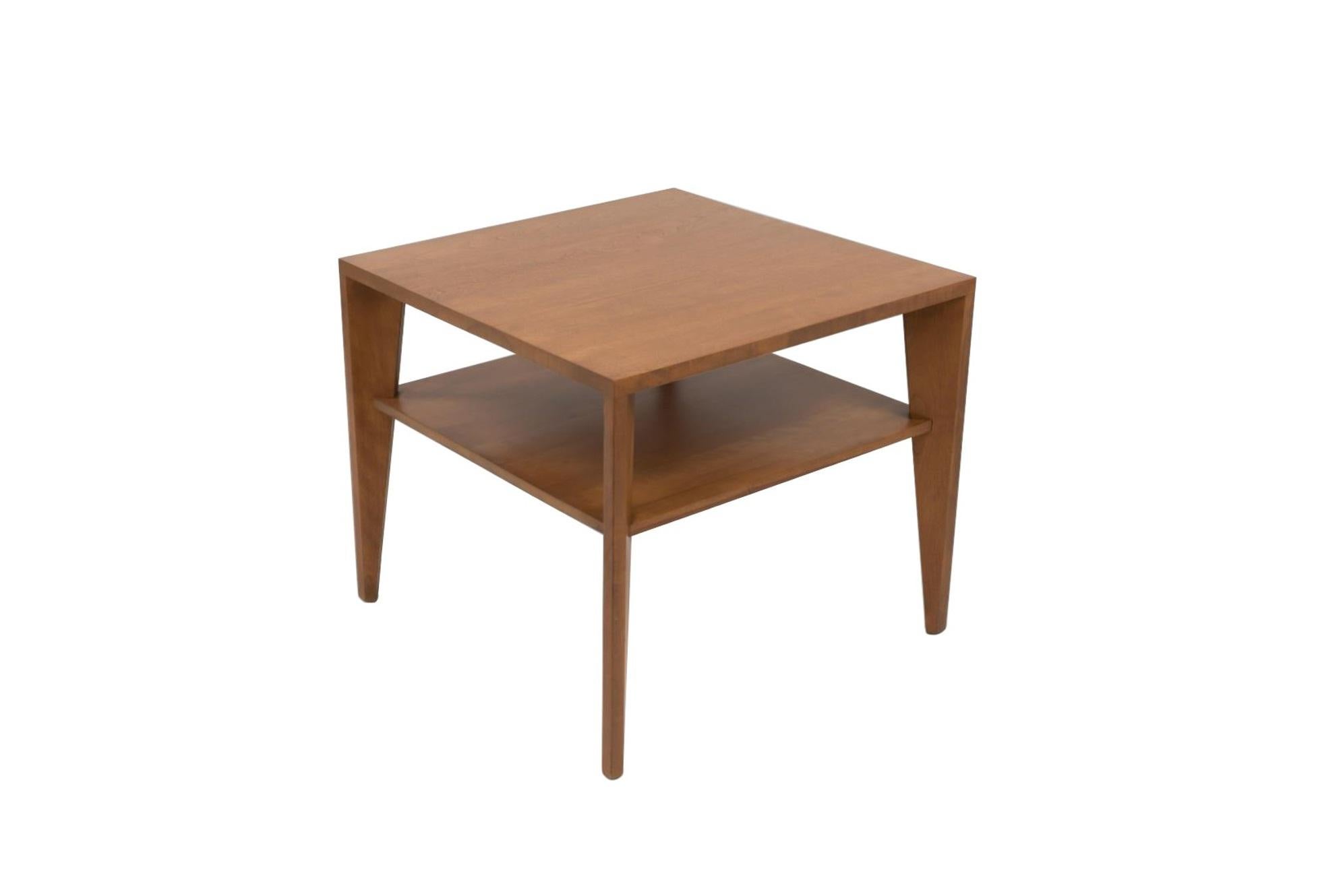 Mid-Century Modern Modernist Russel Wright Square Tables by Conant Ball For Sale