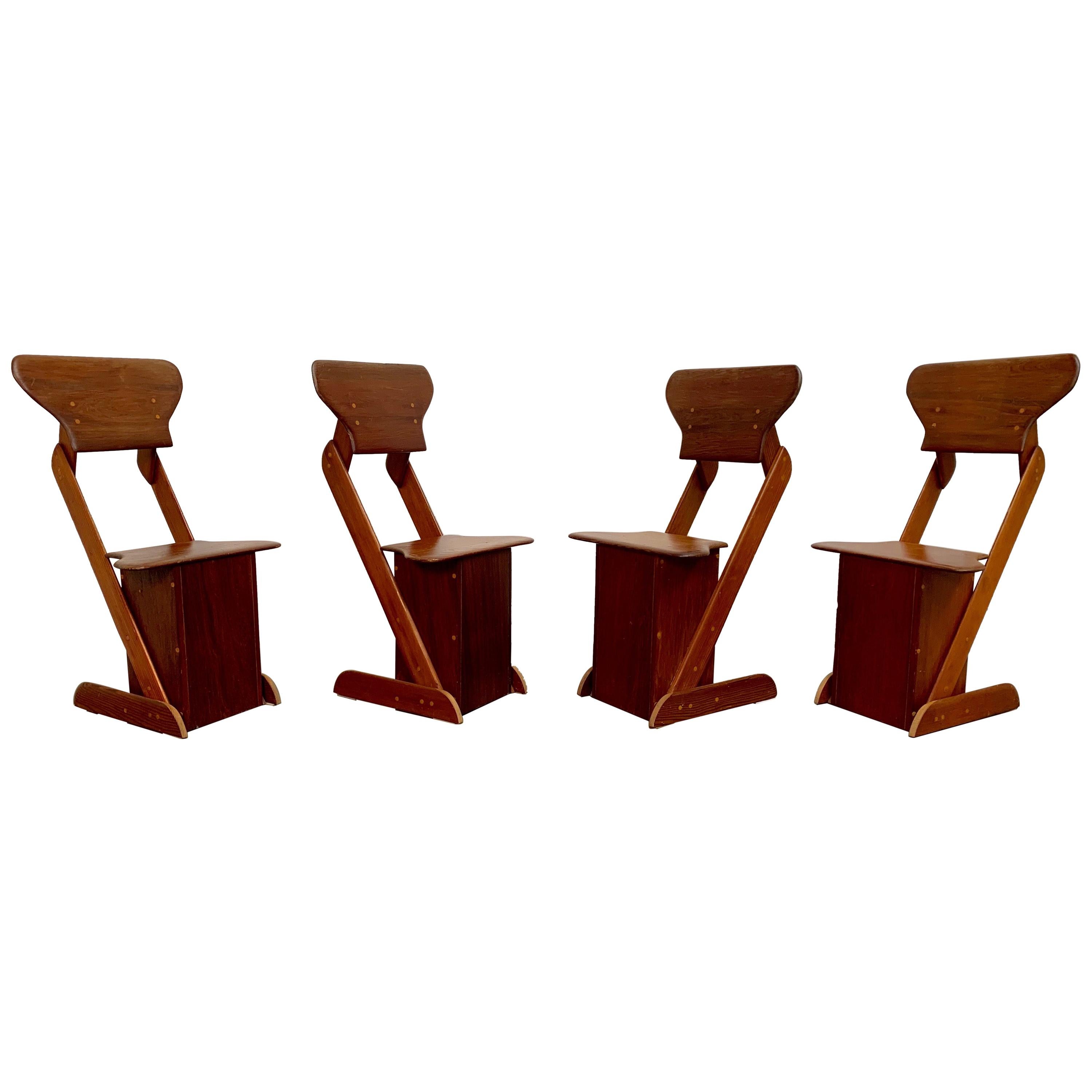 Modernist Rustic Dining Chairs
