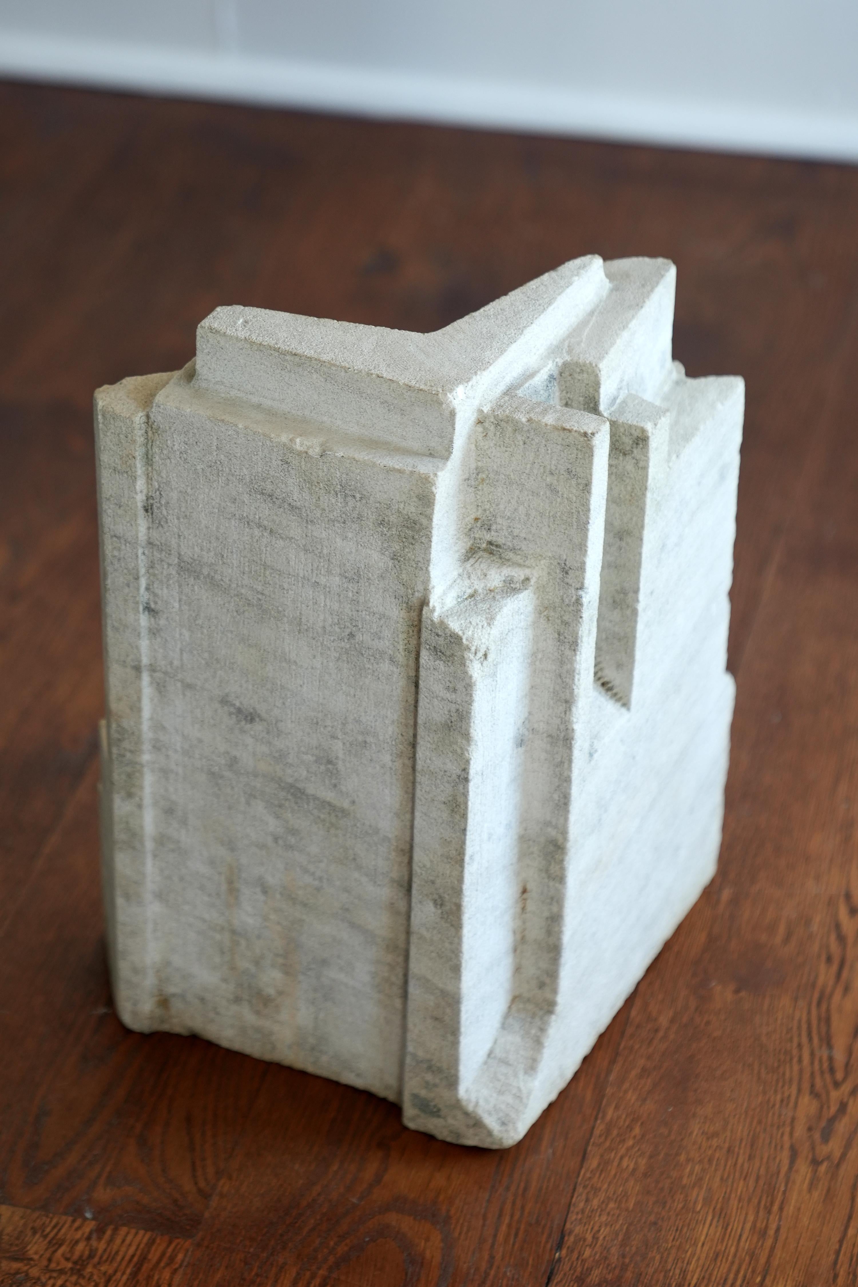 Modernist Sandstone Sculpture In Good Condition For Sale In Hudson, NY