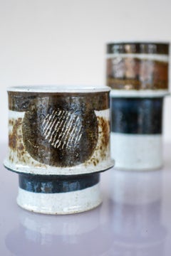 Modernist, Scandinavian ceramic vase by Inger Persson for Rörstrand, Sweden