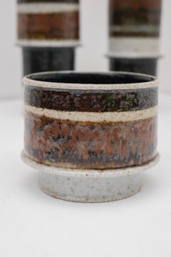 Modernistische, skandinavische Keramikvase von Inger Persson für Rörstrand, Schweden