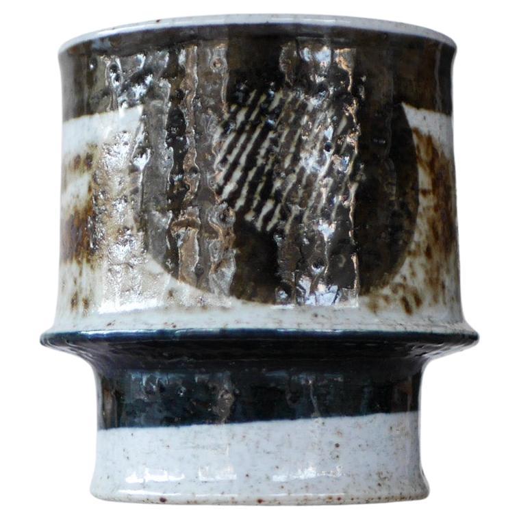 Vase moderniste en céramique scandinave par Inger Persson pour Rörstrand, Suède en vente