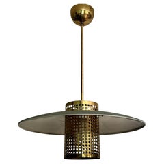 Modernist Scandinavian pendant lamp by Malmö Metallvarufabrik, Sweden, 1950s