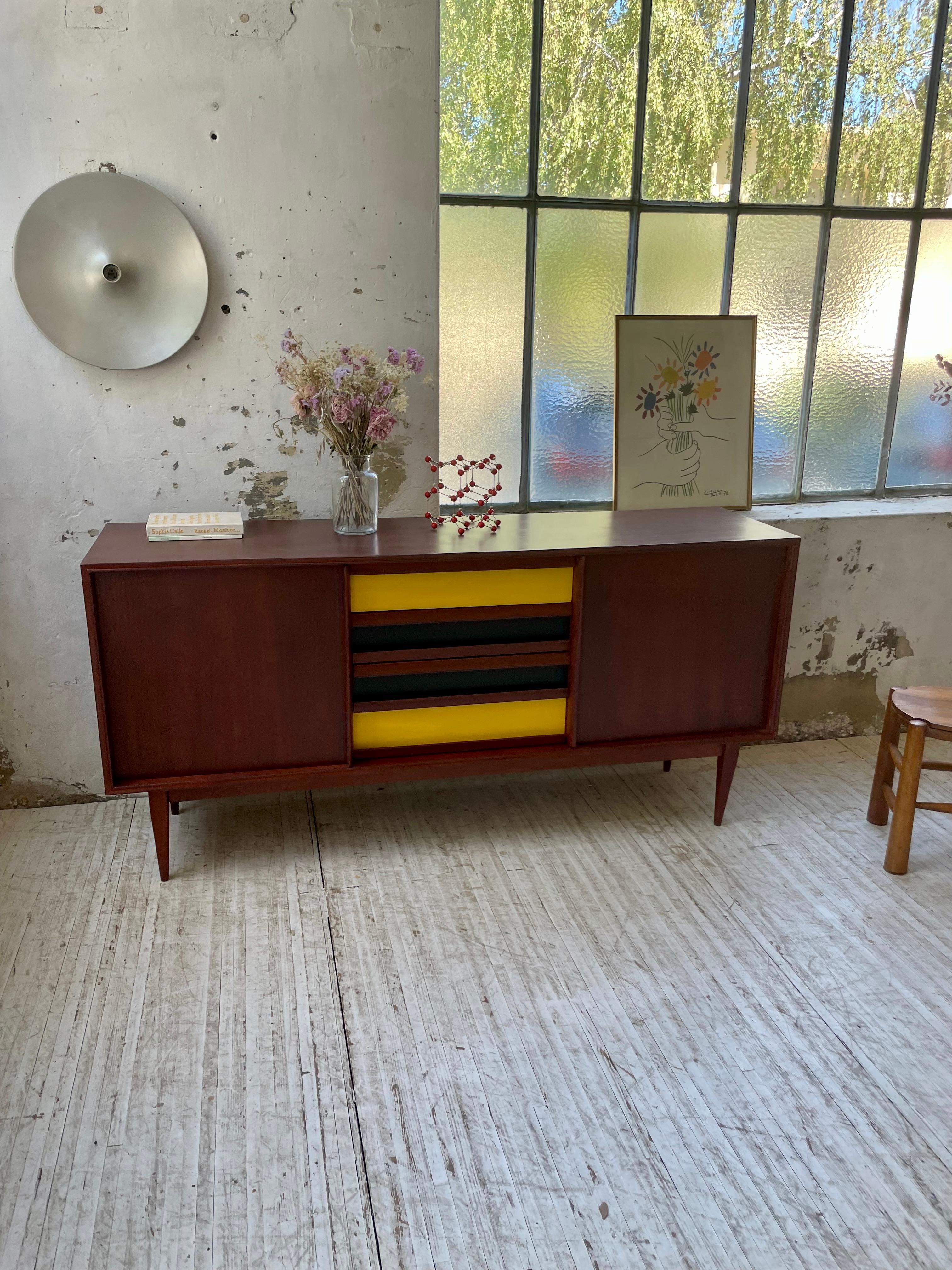Modernist Scandinavian Sideboard, 1960's For Sale 3