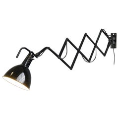 Modernist Scissor Lamp by Wilhelm Bader, circa 1930s