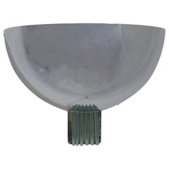 Modernist Sconce by Half Moon, 1980s