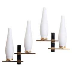 Modernist Sconces by Maison Lunel