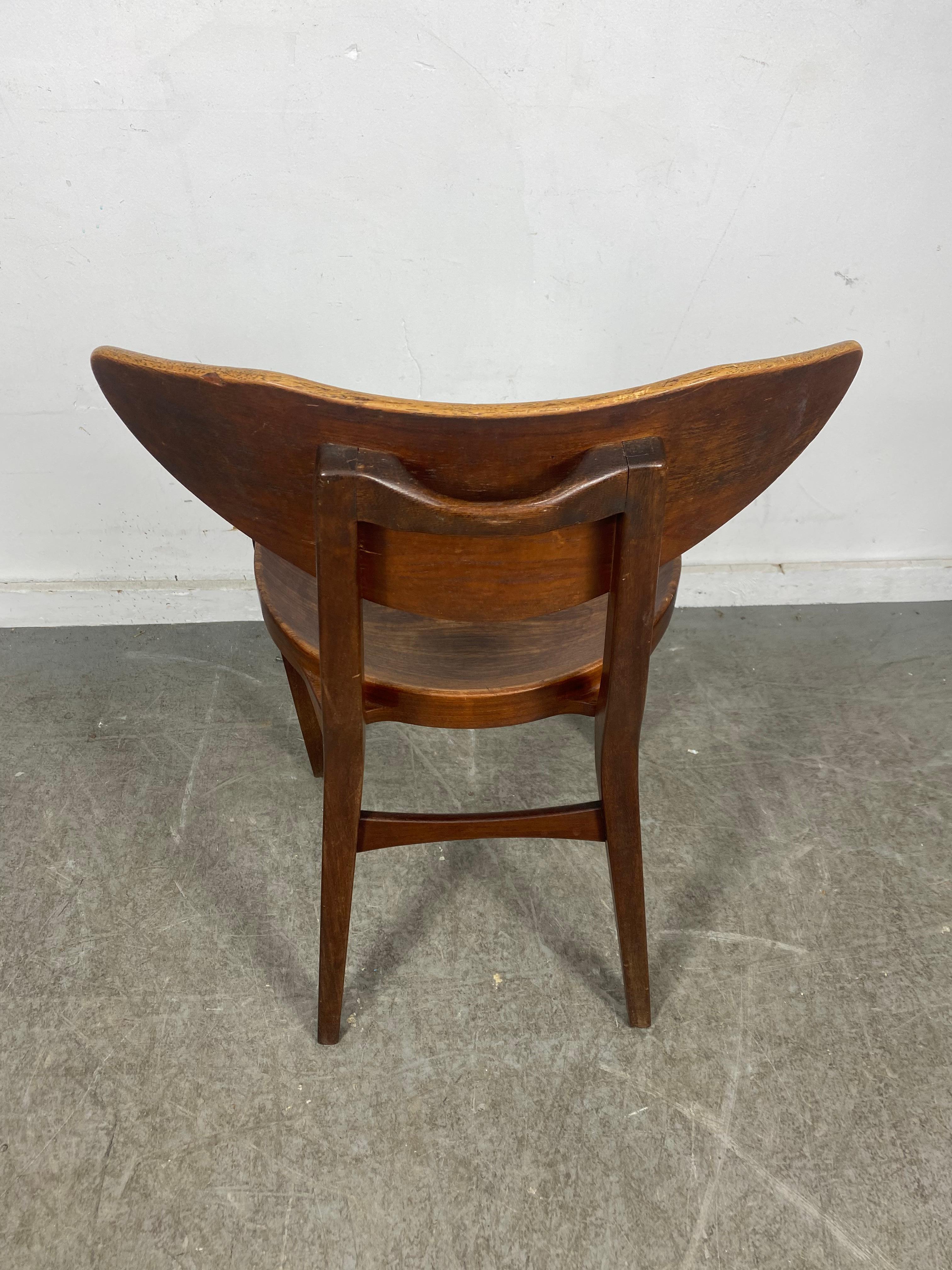 Danish Modernist Sculptural Chair Designed by Richard Jensen and Kjaerulff Rasmusse