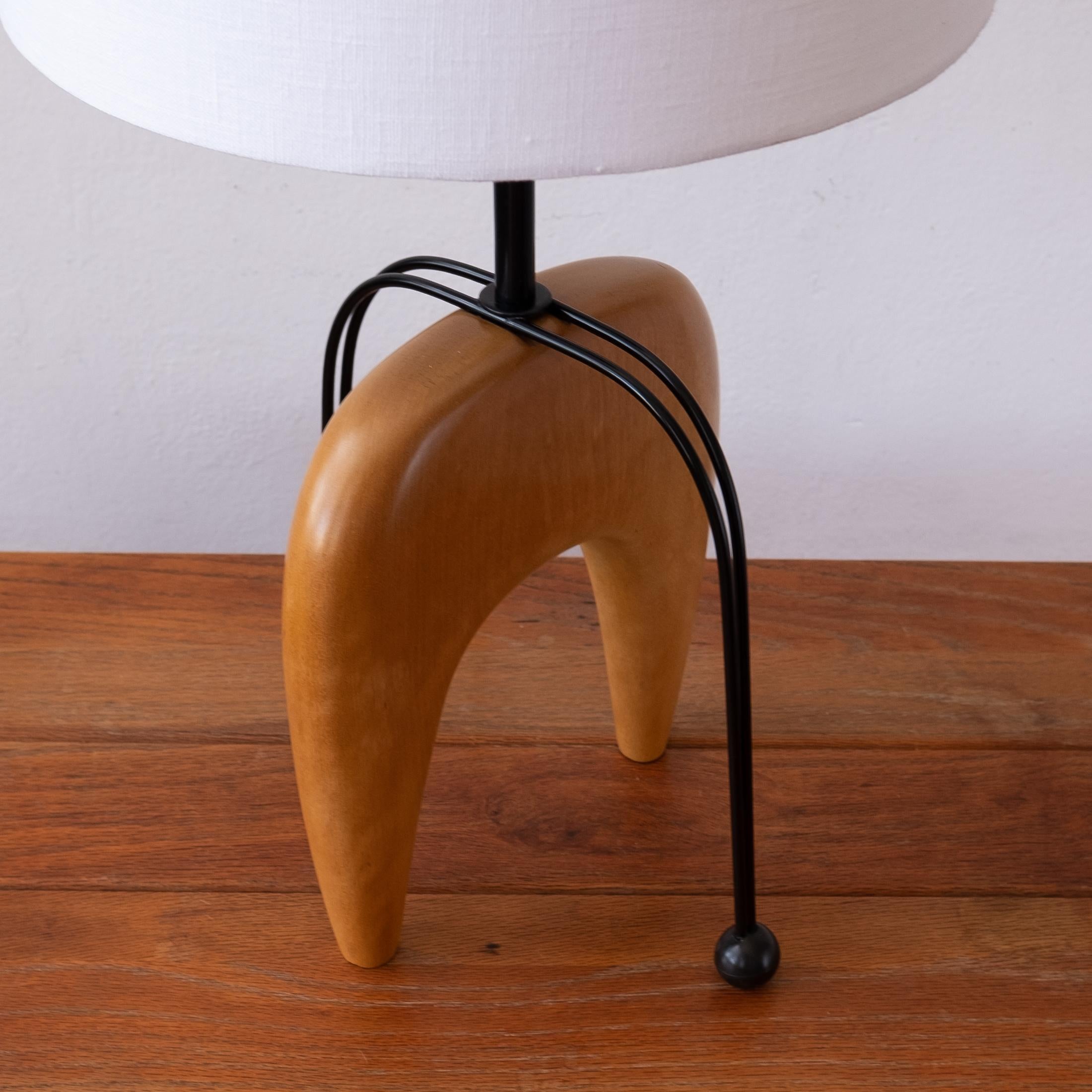 Modernist Sculptural Lamp, 1950s In Good Condition In San Diego, CA
