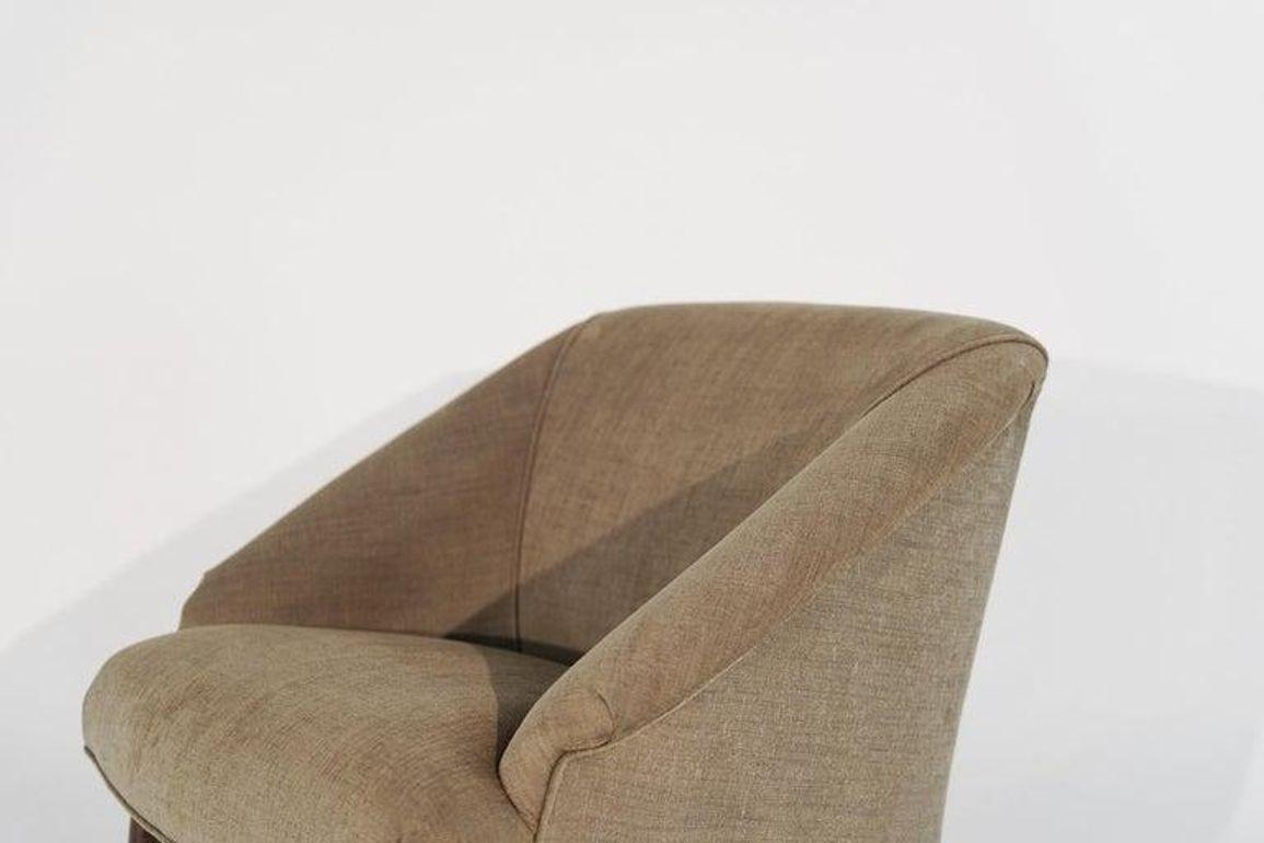 Modernist Sculptural Lounge Chairs by Erwin Lambeth, C. 1950s For Sale 4