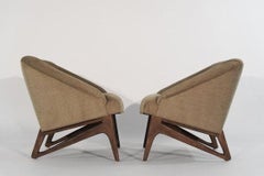 Chaises longues sculpturales modernistes par Erwin-Lambeth, C. 1950s