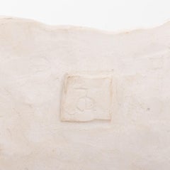 Modernist Sculptural Plaster Floor Lamp