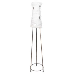 Modernist Sculptural Plaster Floor Lamp