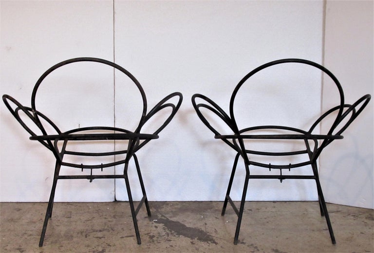 Sculptural Tubular Steel Chair Frames at 1stDibs steel furniture frames