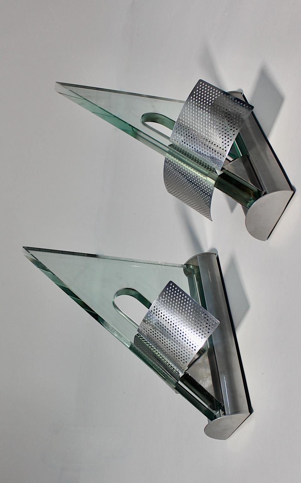 Italiano Applique scultoree moderniste d'epoca Icaro di Carlo Forcolini 1984 in vendita