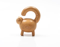 Modernist Sculpture in Oregon Pine by Kaija Aarikka