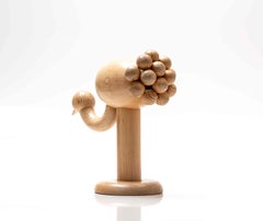 Modernist Sculpture in Oregon Pine by Kaija Aarikka