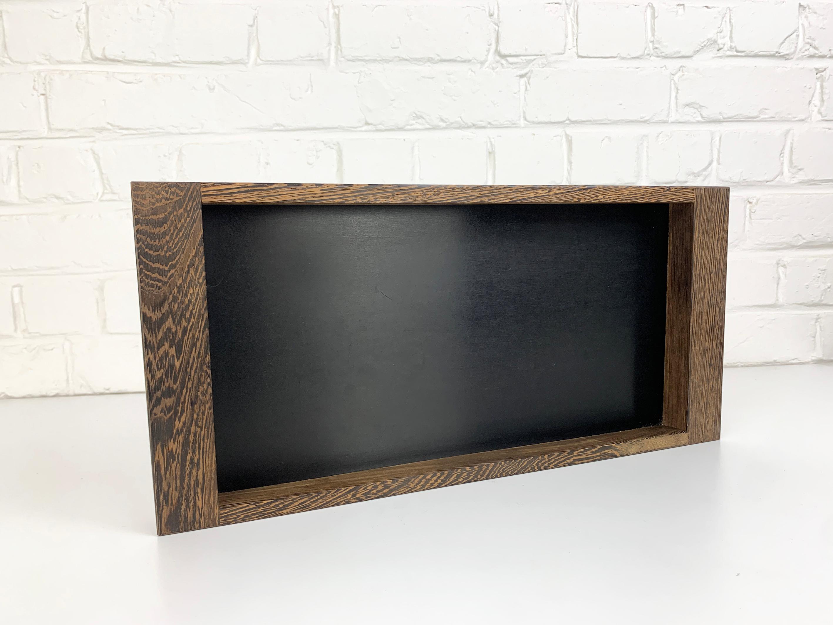 Danois Plateau de service moderniste en Wood Wood, Henning Seidelin pour Voss, Danemark, années 1960 en vente