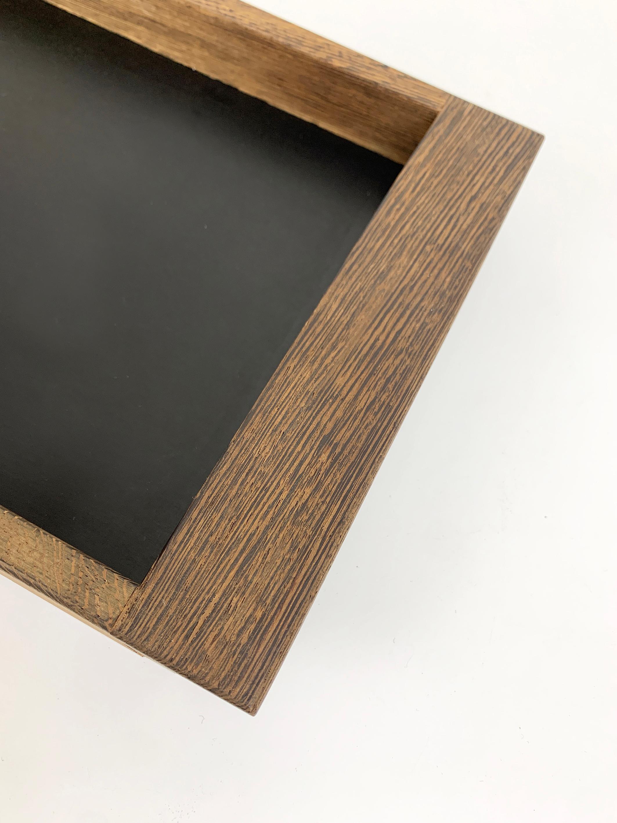 Formica Plateau de service moderniste en Wood Wood, Henning Seidelin pour Voss, Danemark, années 1960 en vente