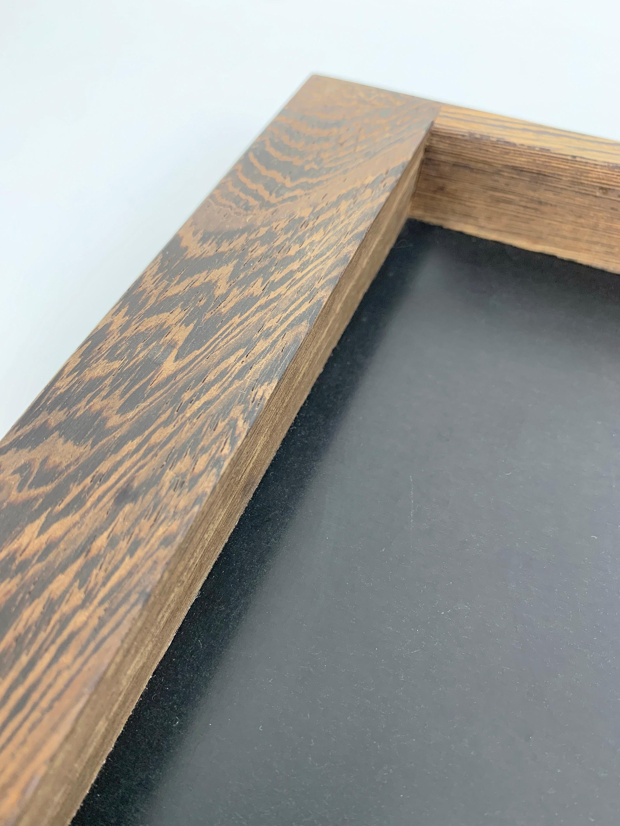 Plateau de service moderniste en Wood Wood, Henning Seidelin pour Voss, Danemark, années 1960 en vente 1