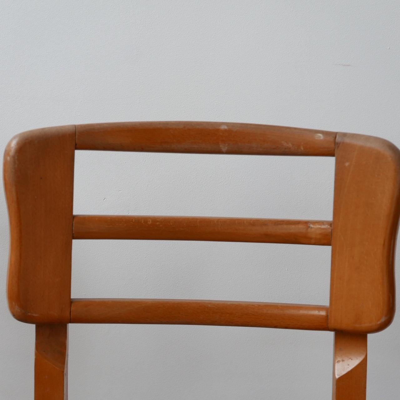 20th Century Modernist Set of Six Midcentury French Dining Chairs by Pierre Cruege
