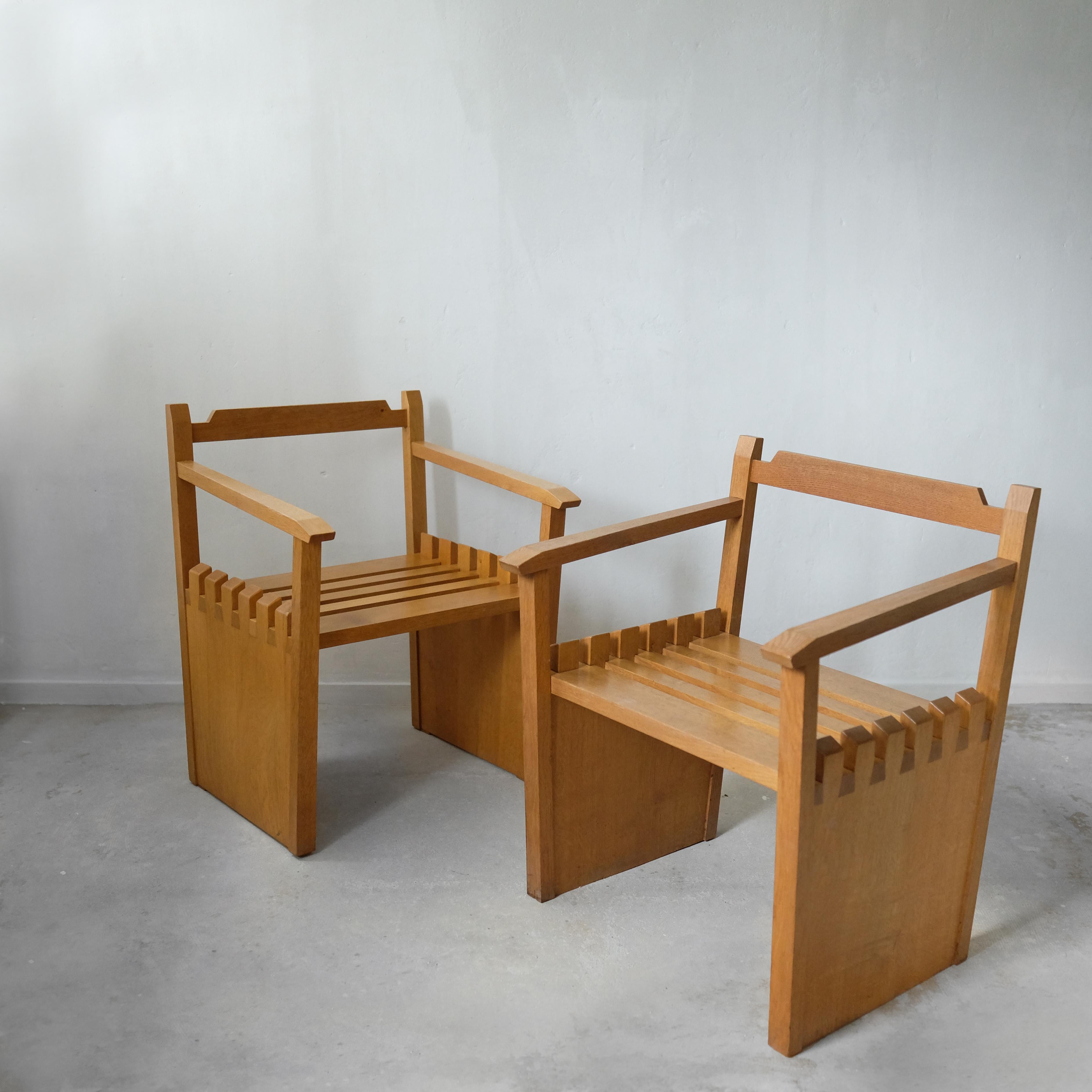 French Modernist Side Chairs