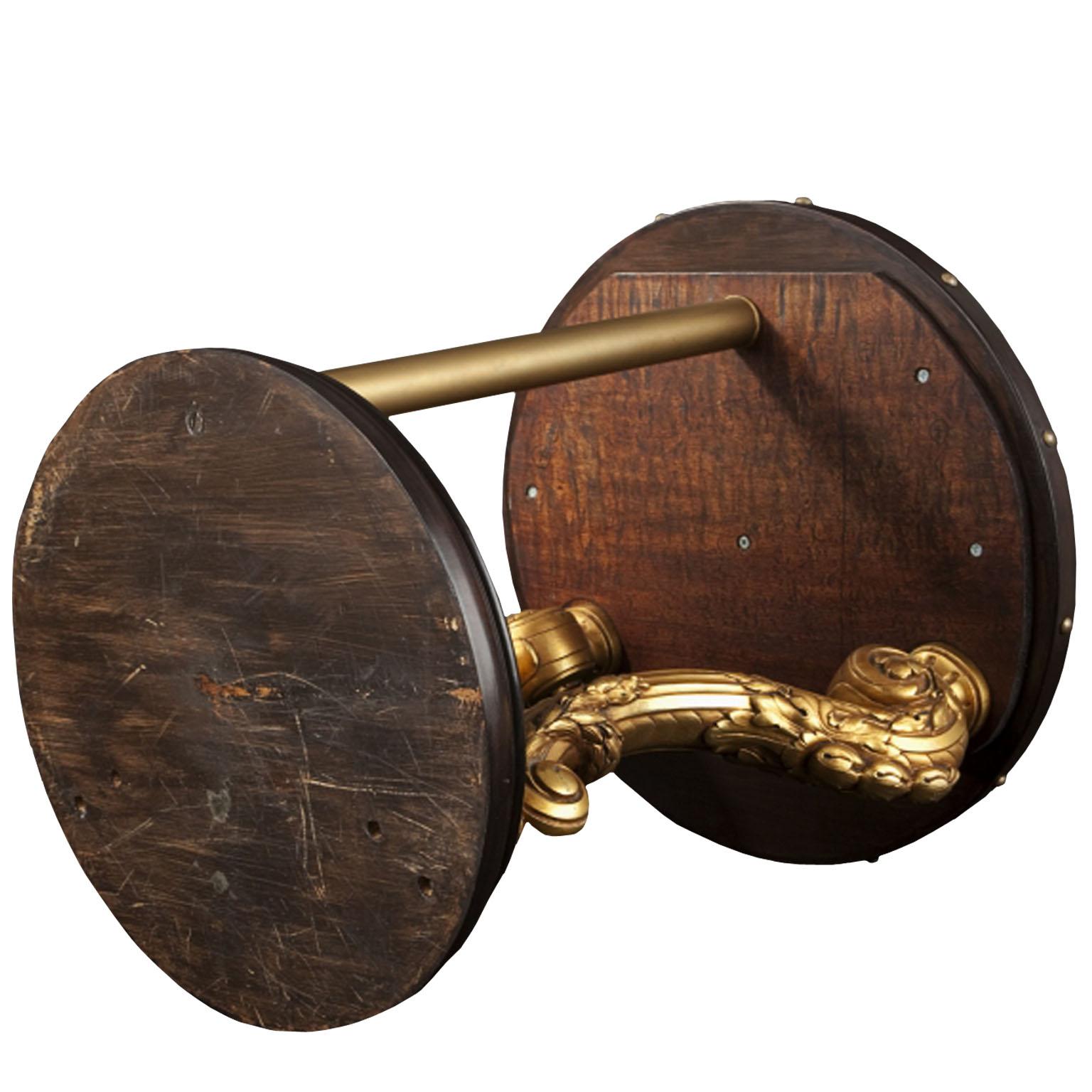 Tavolino modernista in Wood e piedi in bronzo di Valerie Lebis In condizioni buone in vendita a Bochum, NRW