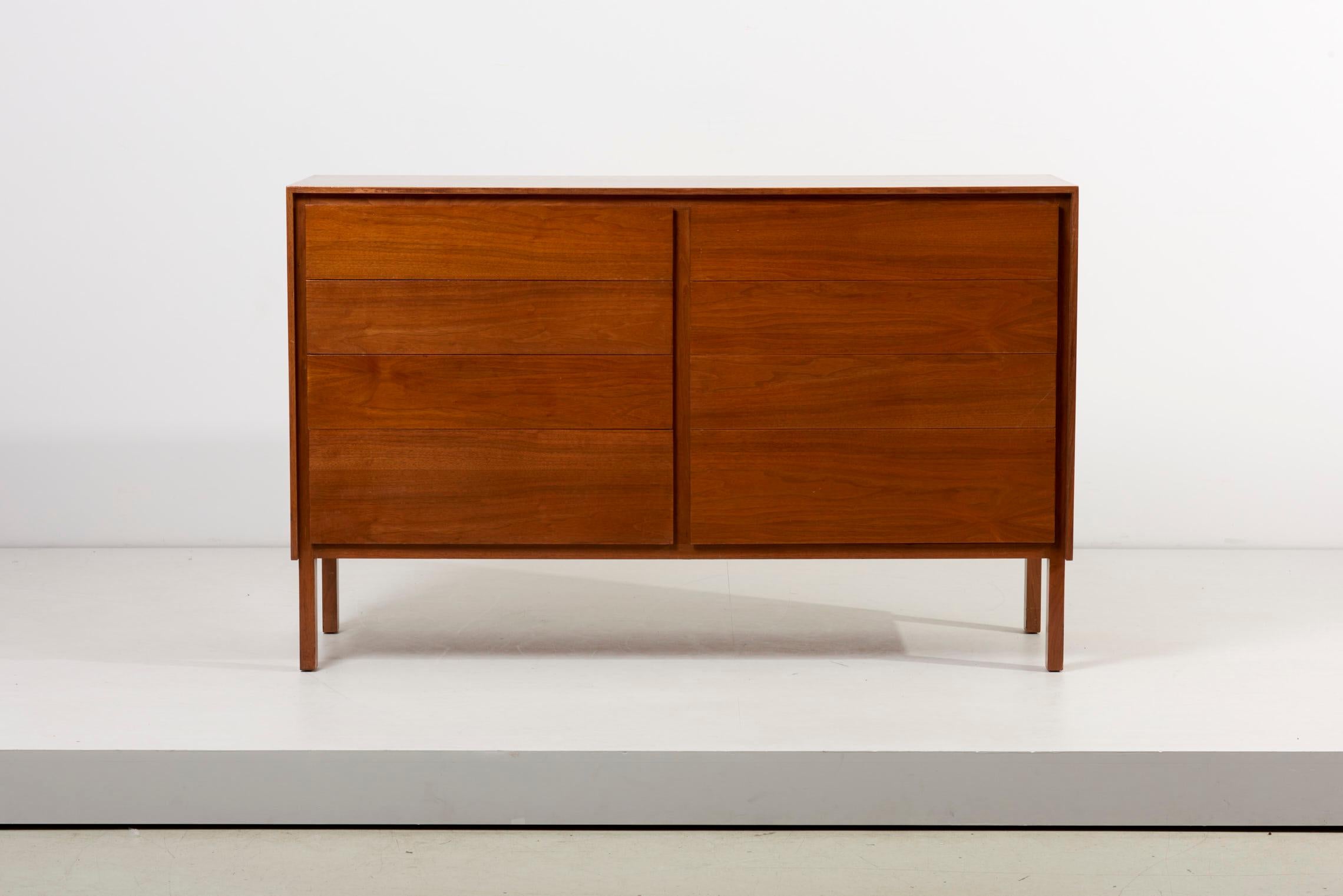 Mid-Century Modern Modernist Sideboard in Walnut by Allan Gould, USA 1960s For Sale
