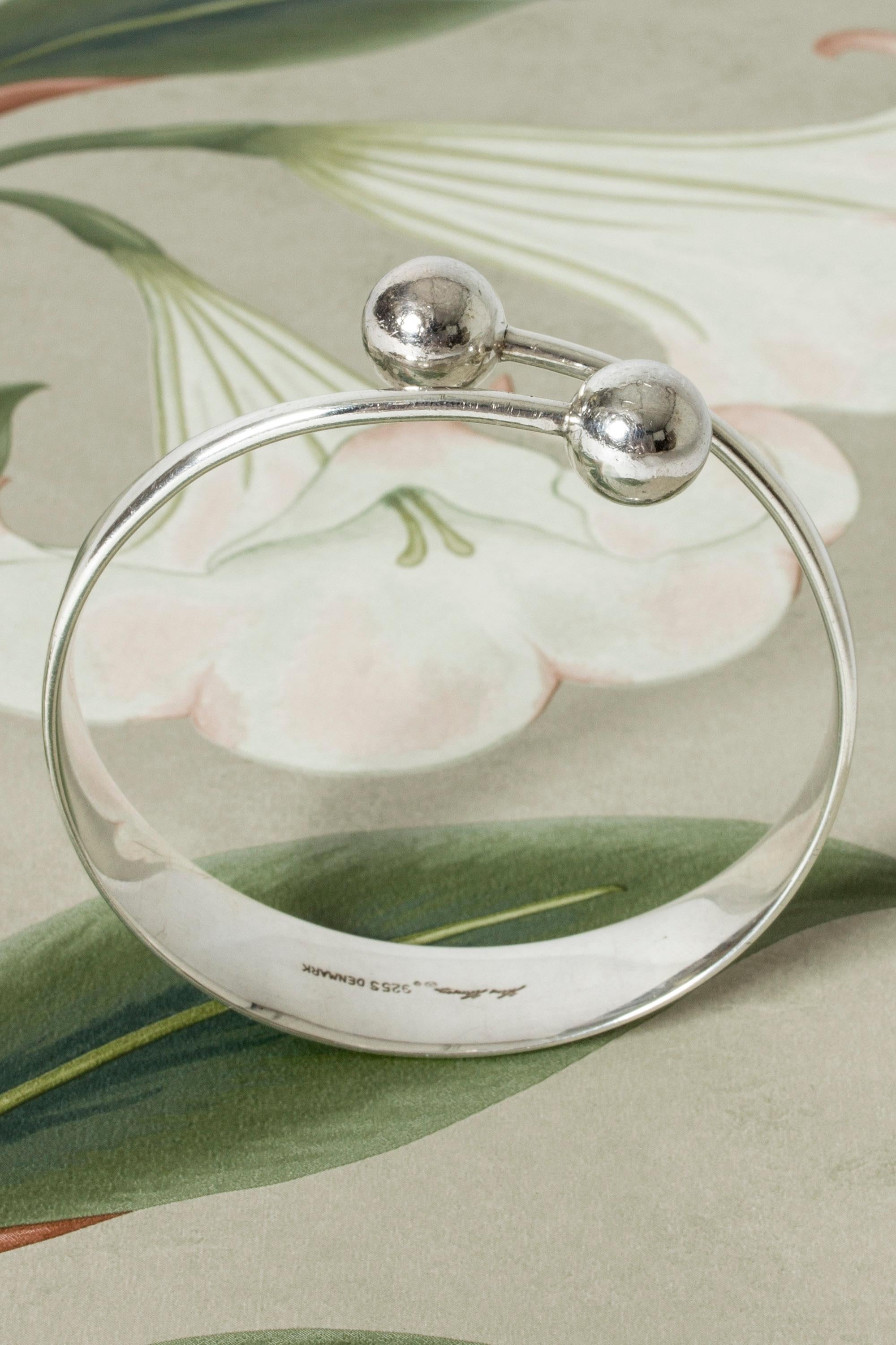 Modernista Bracciale modernista in argento di Bent Gabrielsen Pedersen & Hansen, Danimarca in vendita