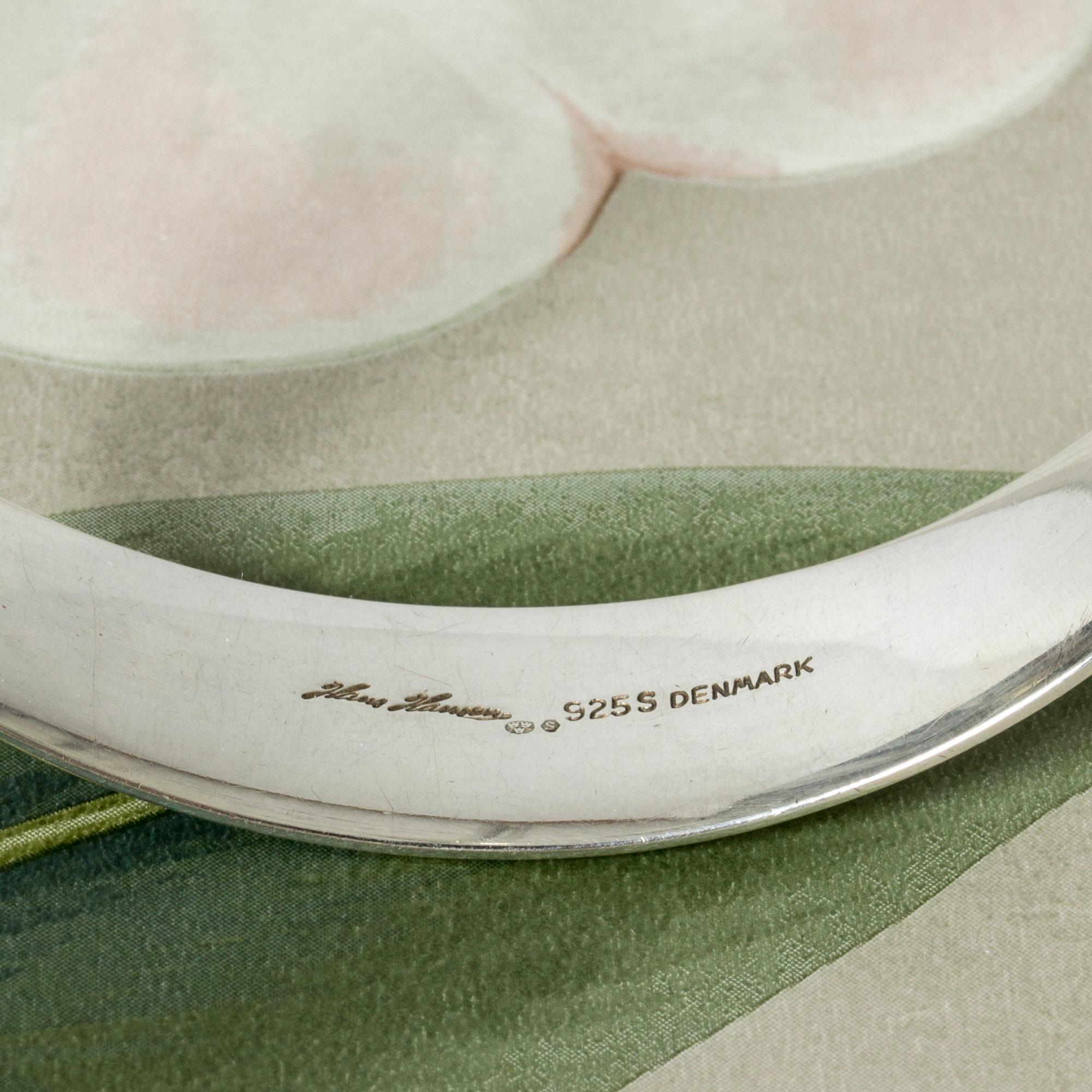 Bracciale modernista in argento di Bent Gabrielsen Pedersen & Hansen, Danimarca in vendita 1