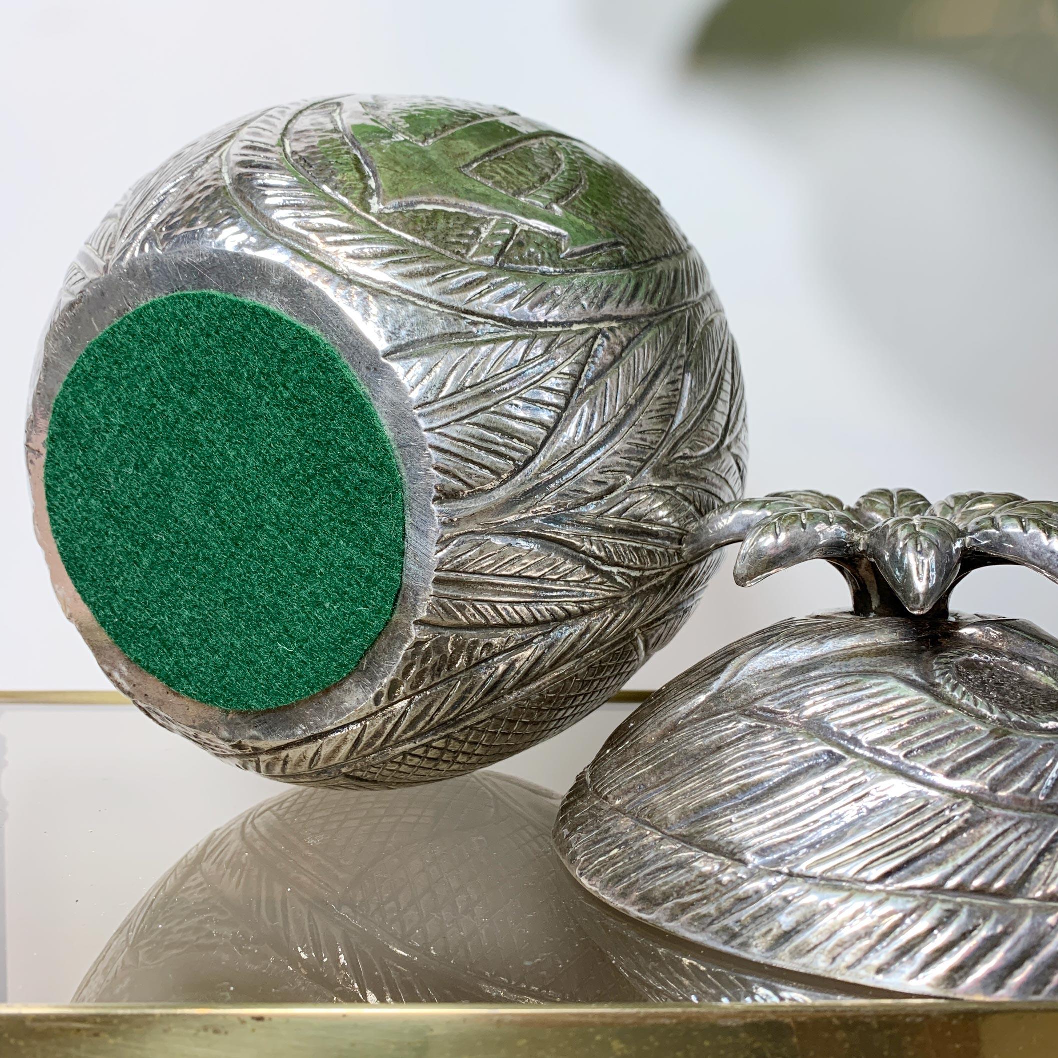 Modernist Silver Breton Design Ice Bucket in the Style of Marc Chagall 1950's For Sale 3