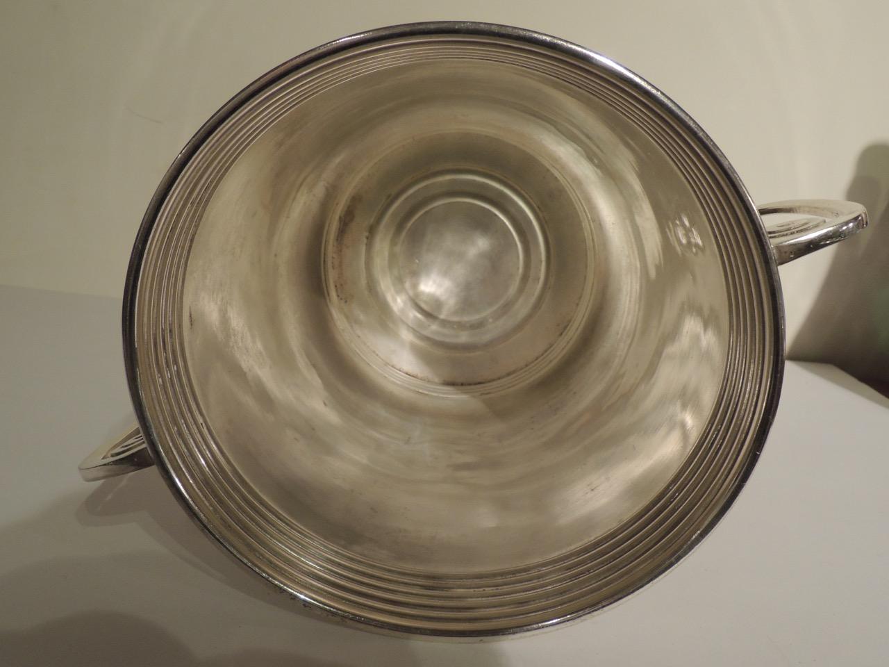 Mid-20th Century Modernist Silver Champagne Cooler