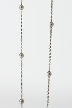 Modernist Silver Necklace from Kaunis Koru, Finland, 1960s