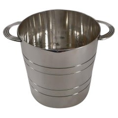 Modernist Silver Plated Ice Bucket / Pail by Elkington & Co. c.1963