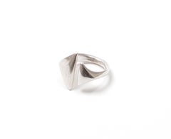 Modernist Silver Ring, 1960s