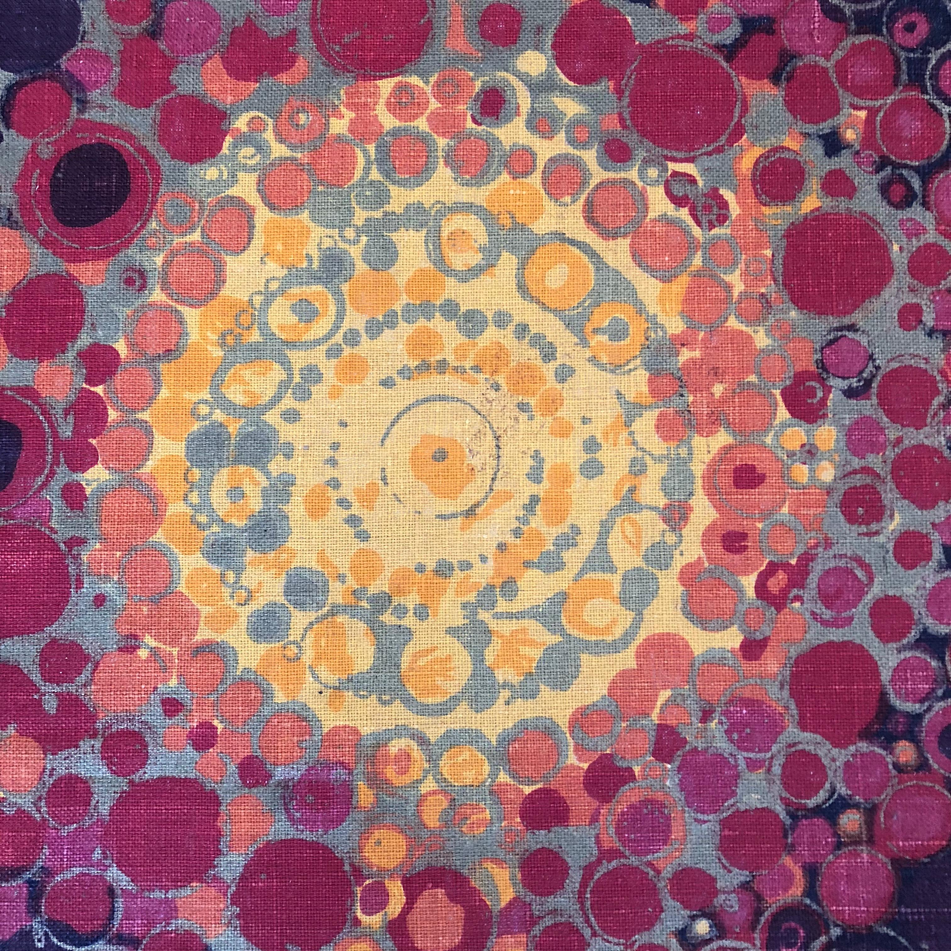 Modernist Södahl SUN DOTS Tapestry Wall Hanging in Jute, Hans J Schöbel, 1960s 2