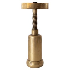 Modernist Solid Brass Corkscrew, 1970s