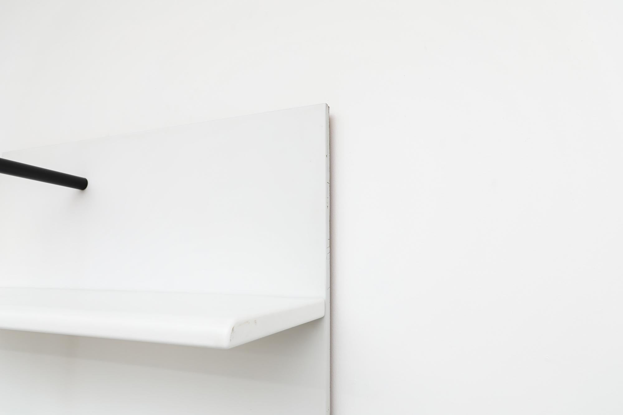 Modernist Sottsass Style White Wall Shelf Unit 5
