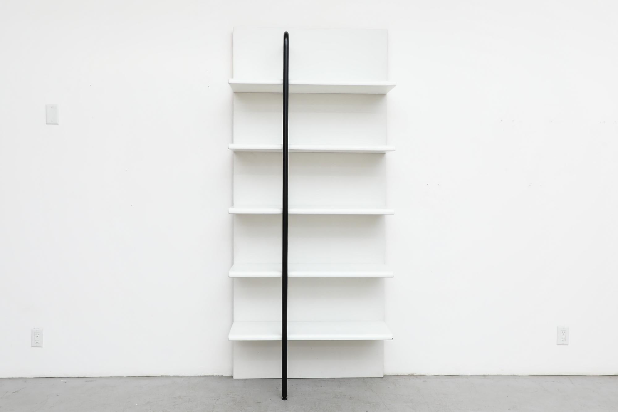 Modernist Sottsass Style White Wall Shelf Unit 1