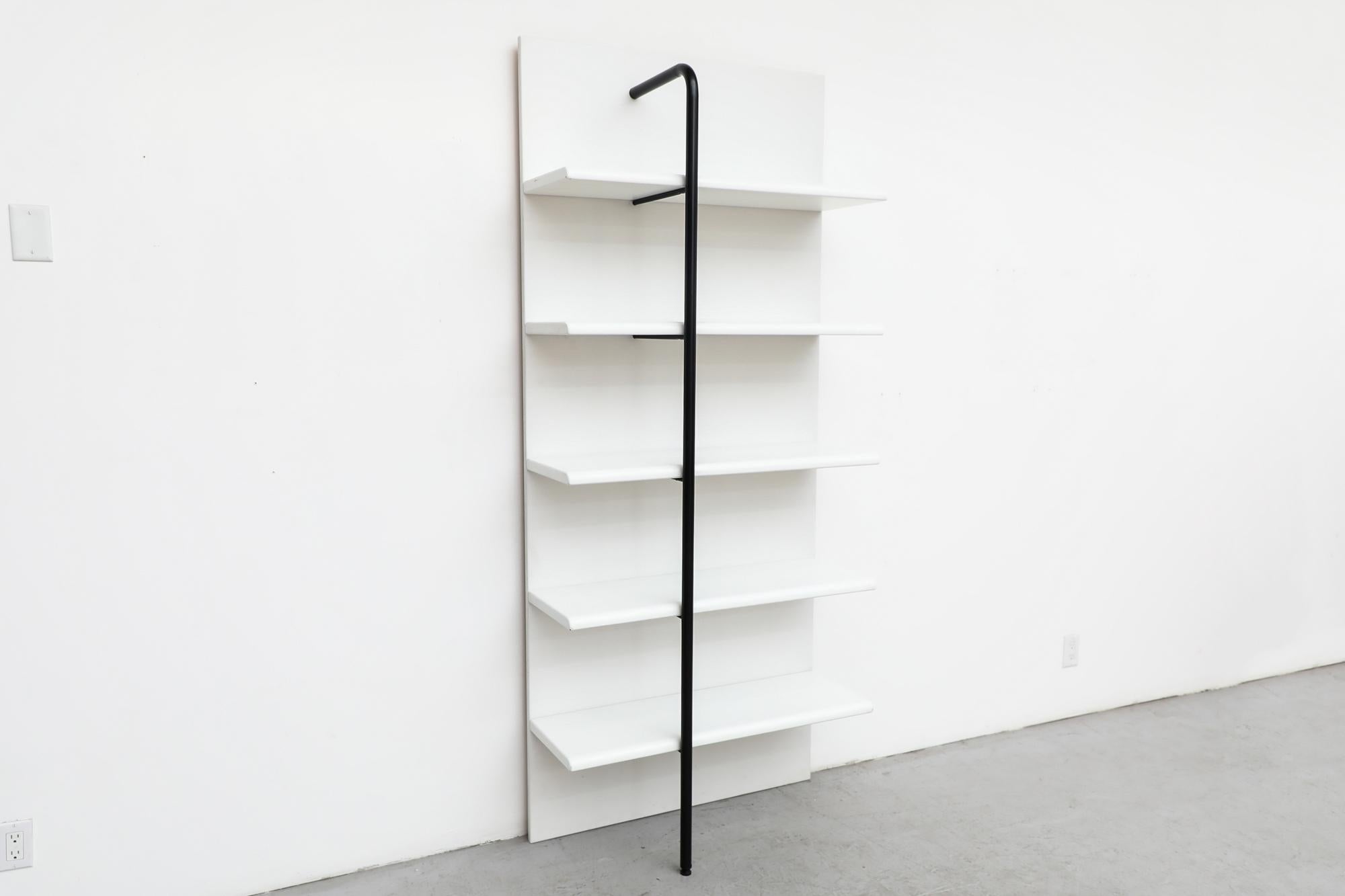 Modernist Sottsass Style White Wall Shelf Unit 2