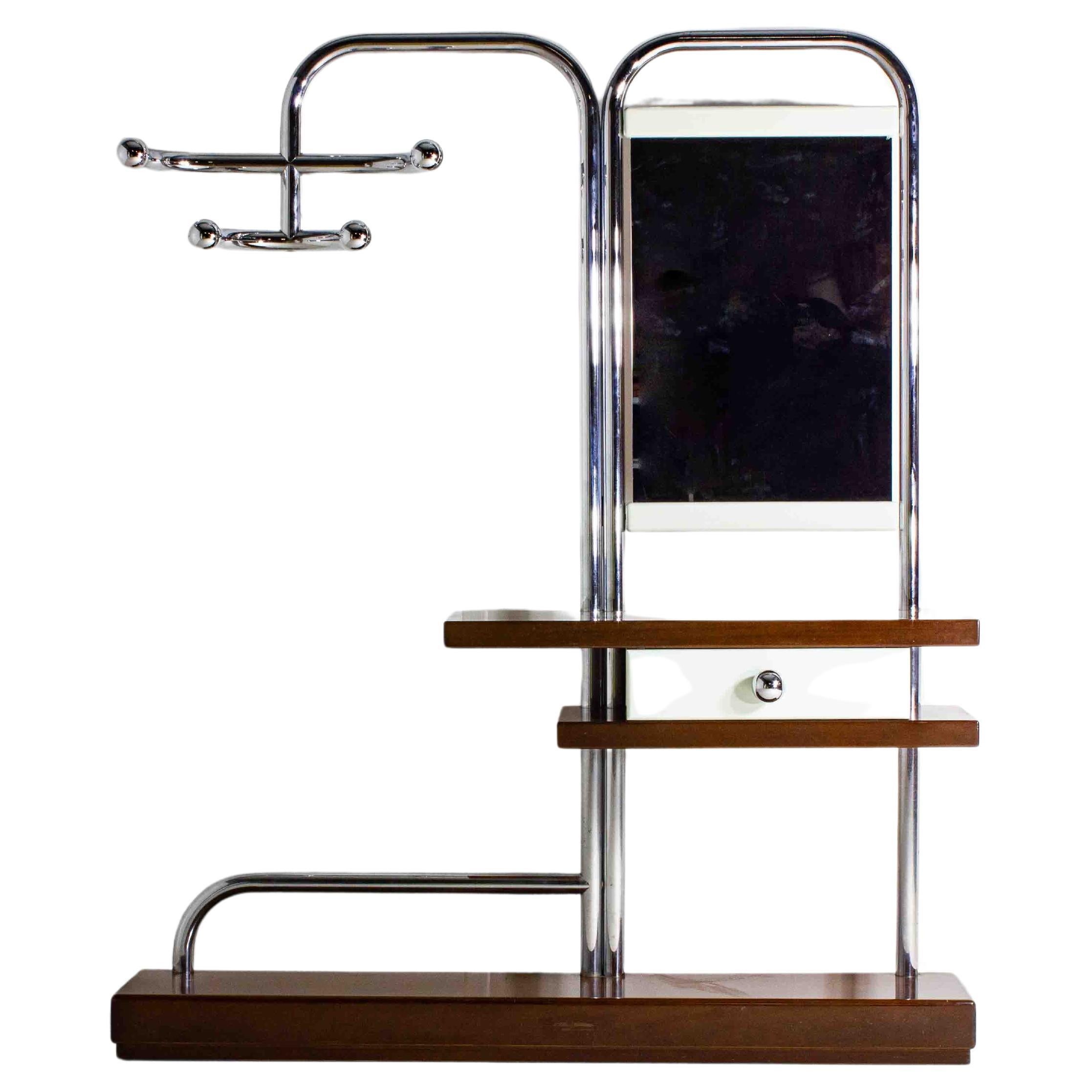 Porte-manteaux italien moderniste de l'ère spatiale, années 1960